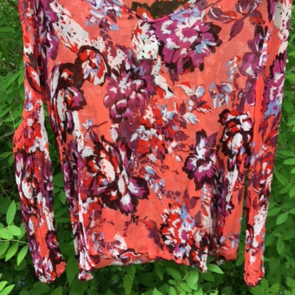 Beautiful Gauze like NWOT Lucky Brand Top M - Picture 5 of 5